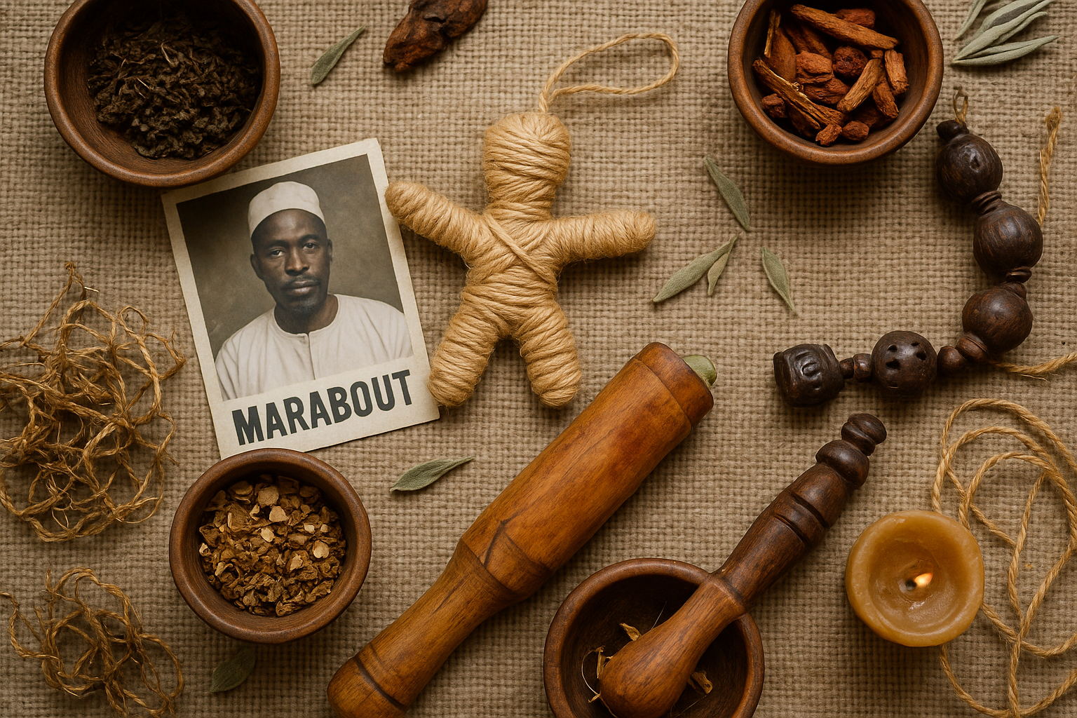 Maraboutage — image